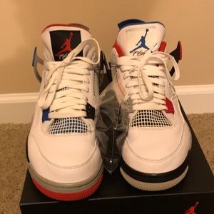 jordan retro 4 “what the” size 12